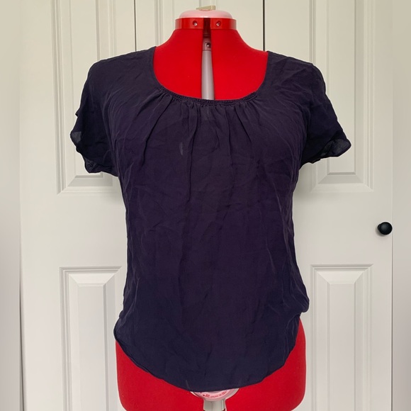 Aritzia Babaton 100% silk purple top size XS - Picture 1 of 7